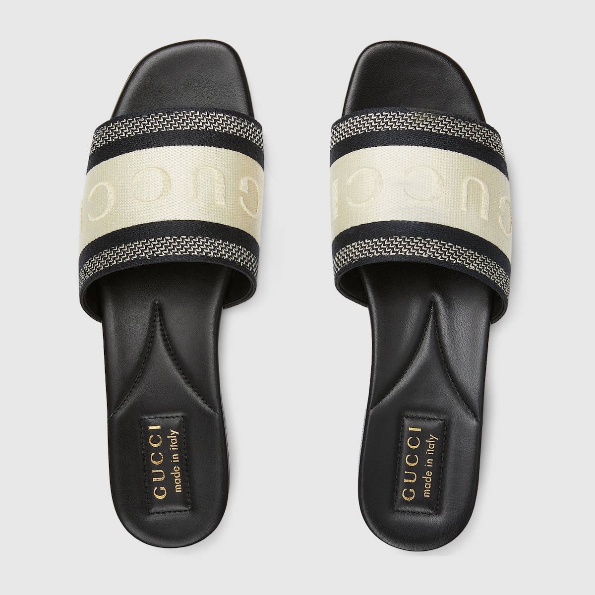 Gucci Women’s slide sandal with Web - Image 4